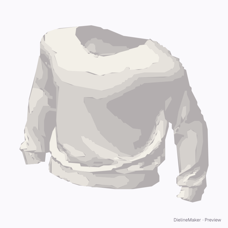Boat-neck long-sleeve top