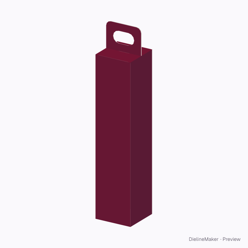 Slender wine bottle carrier — Wine carrier