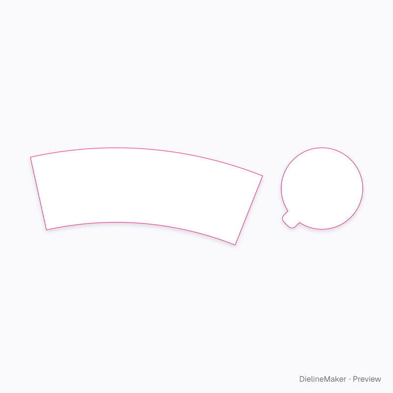 78 × 82 mm yogurt cup artwork area