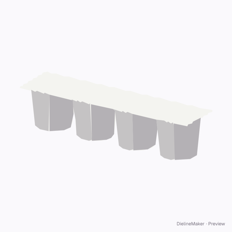 4 yogurt cups in a row