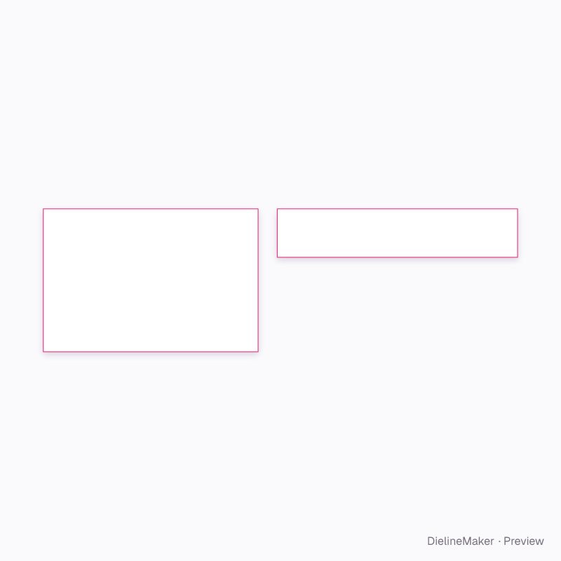 Flat dieline preview