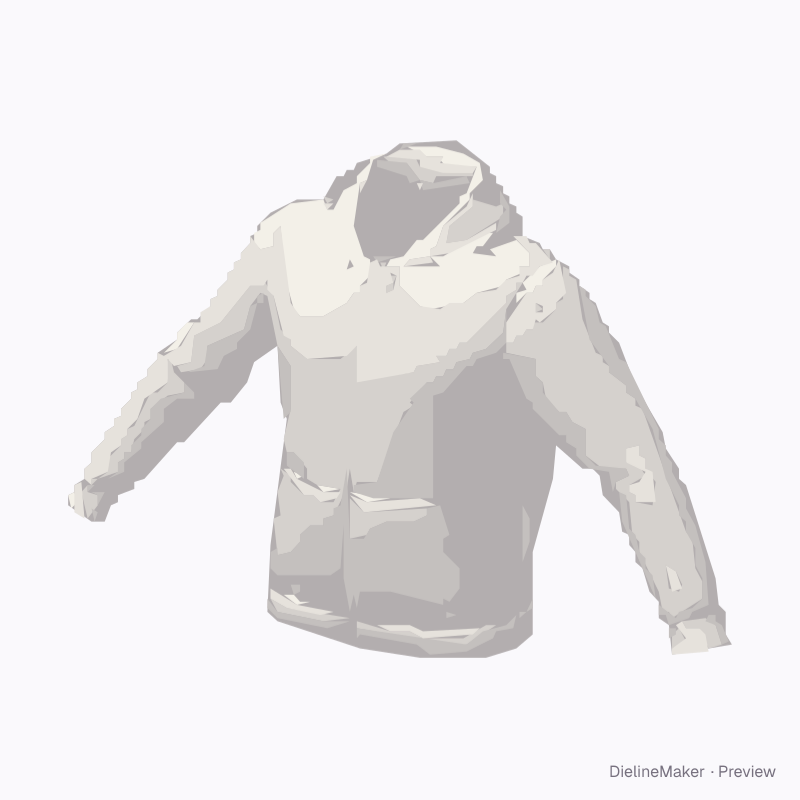 Junior zip hoodie