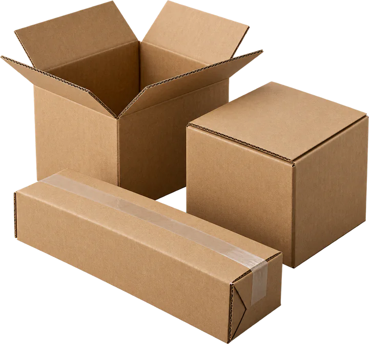 Open slotted case, closed overlap case and a long wrapped folder