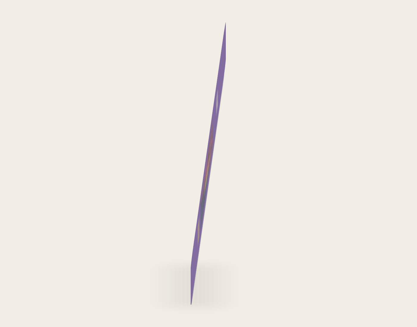 SPLICEWORK · Orchid Circuit, coordinated sticker: native side proof
