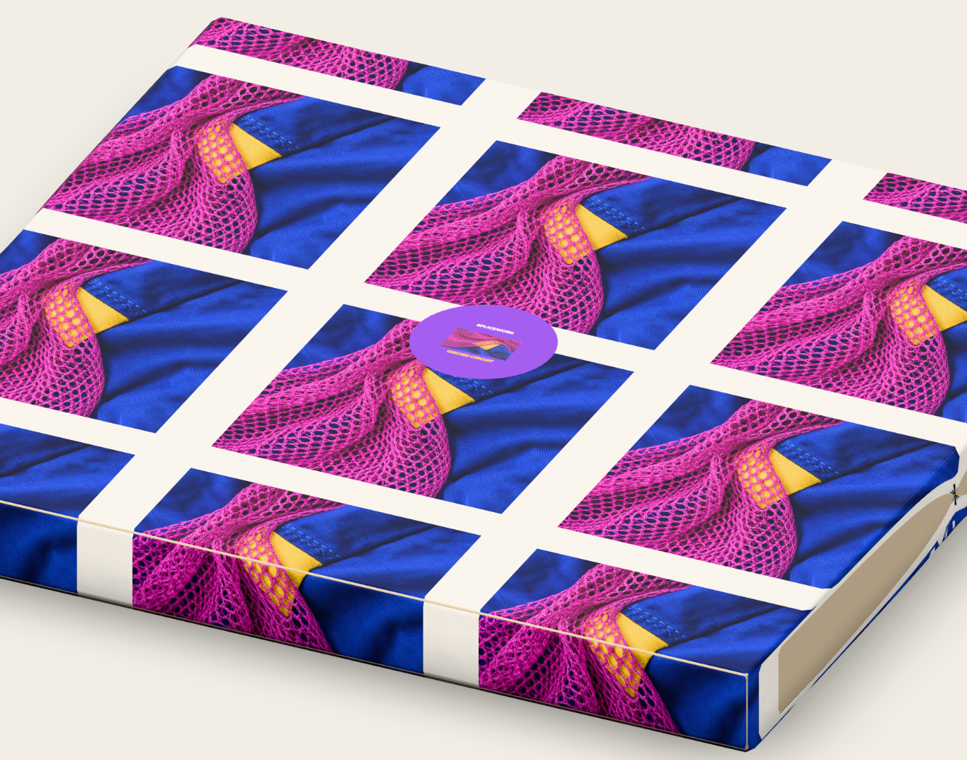 SPLICEWORK · Orchid Circuit, tissue artwork reference: native detail proof