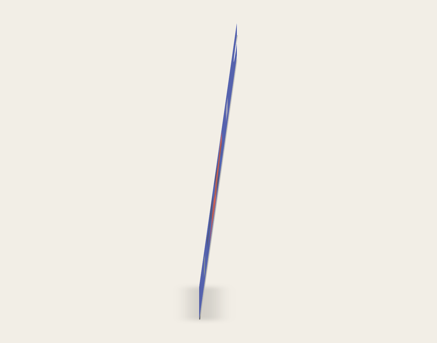 SPLICEWORK · Voltage Weave, thank-you card: native side proof