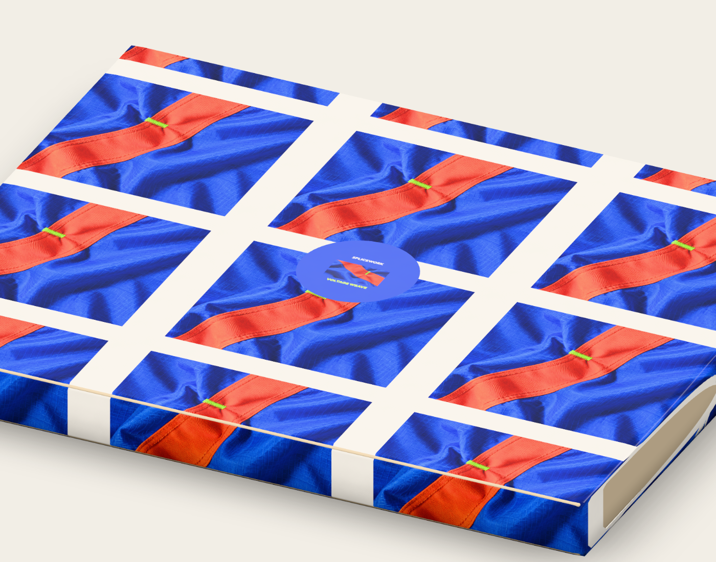 SPLICEWORK · Voltage Weave, tissue artwork reference: native detail proof