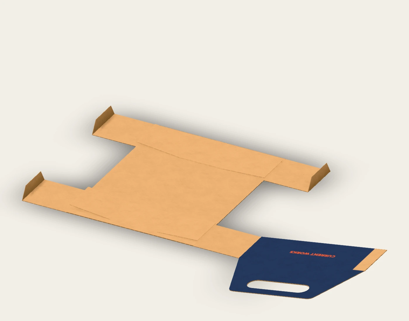CURRENT WORKS native carrier at 25% digital fold