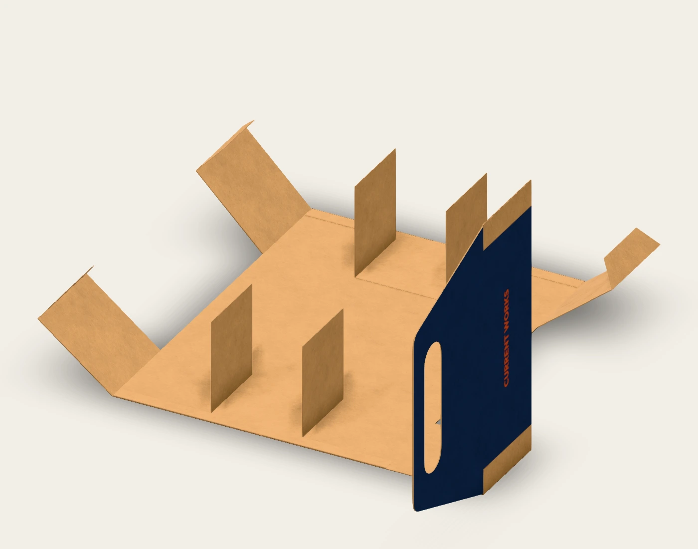 CURRENT WORKS native carrier at 50% digital fold