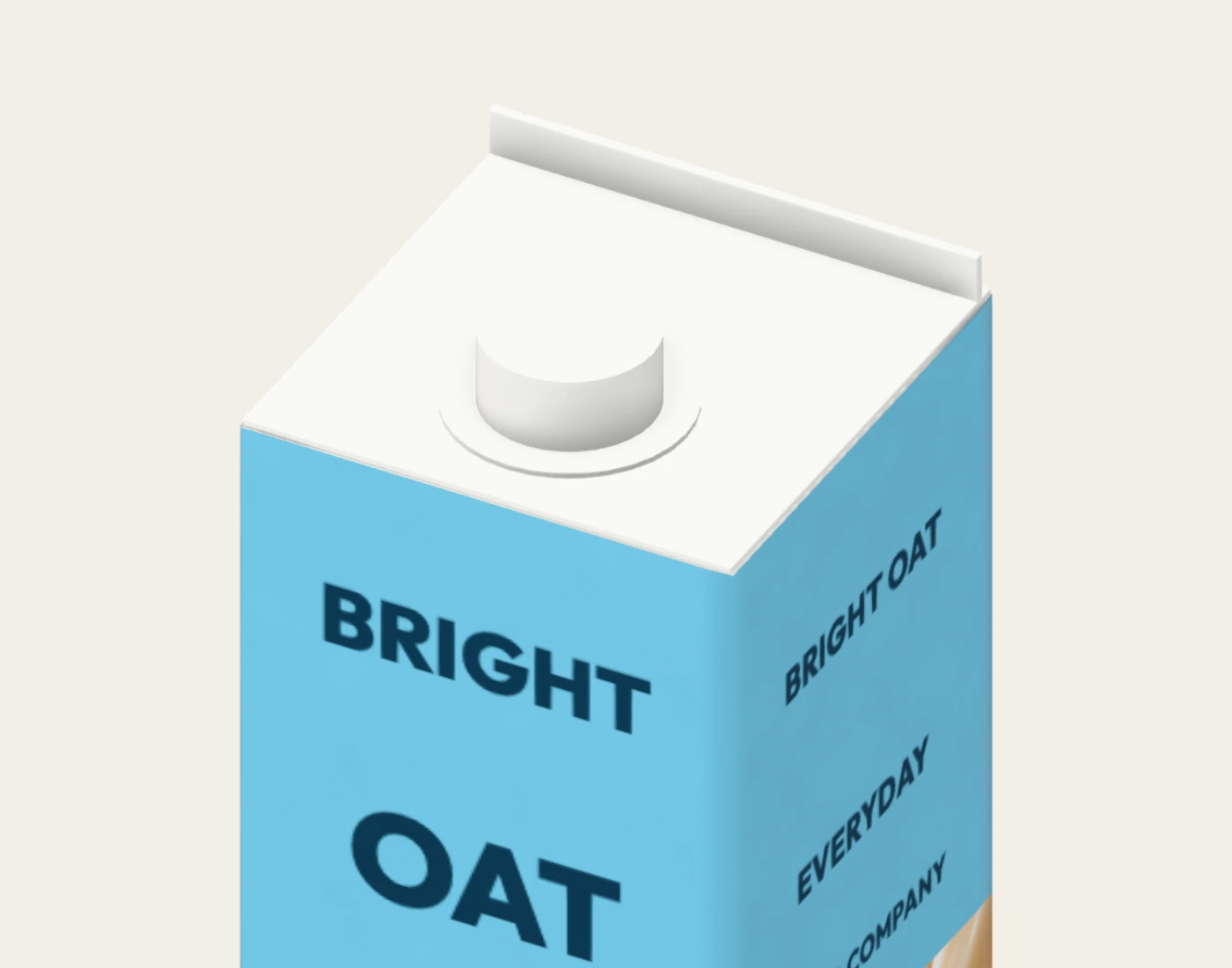 BRIGHT OAT family capped carton, detail native proof