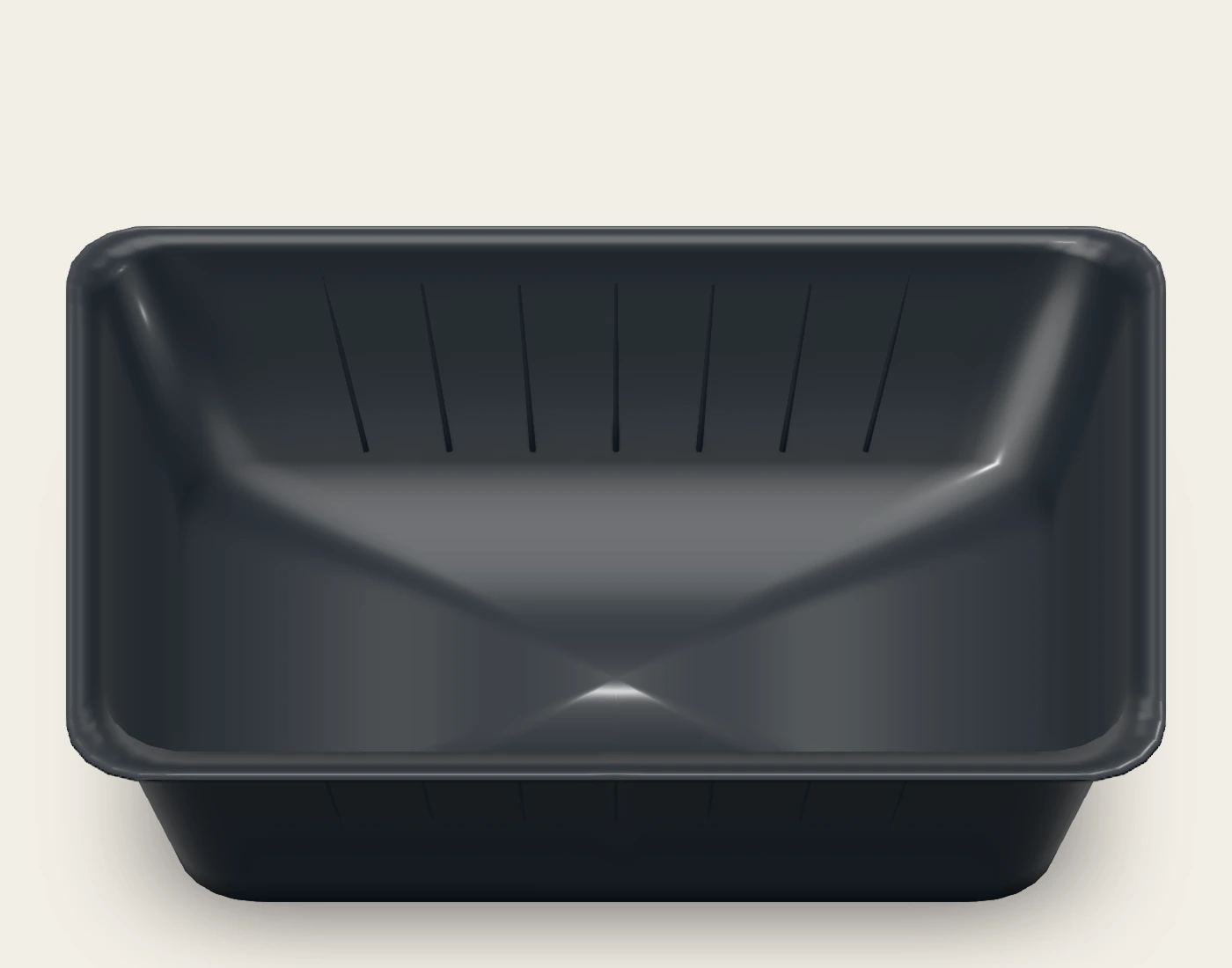 HEARTH TABLE single tray · film removed, front native proof