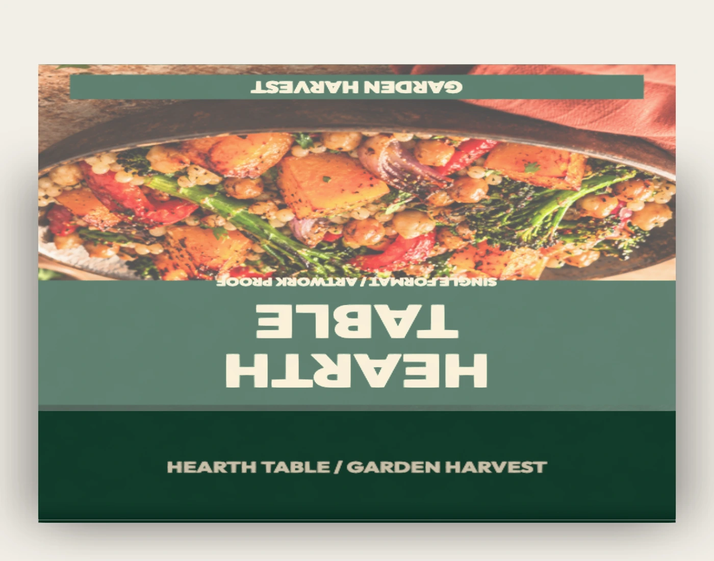 HEARTH TABLE single paperboard sleeve, back native proof
