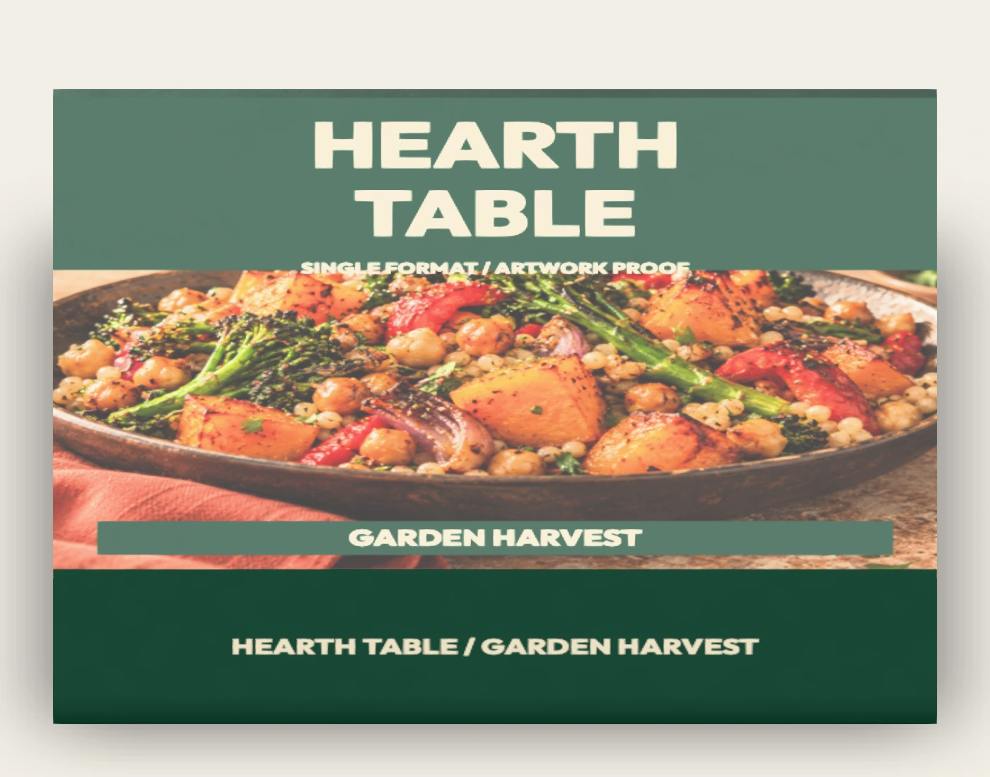 HEARTH TABLE single paperboard sleeve, front native proof