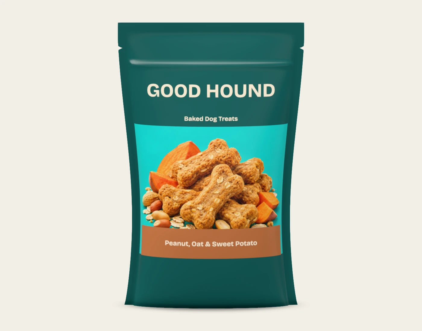 Peanut Oat & Sweet Potato: native front proof