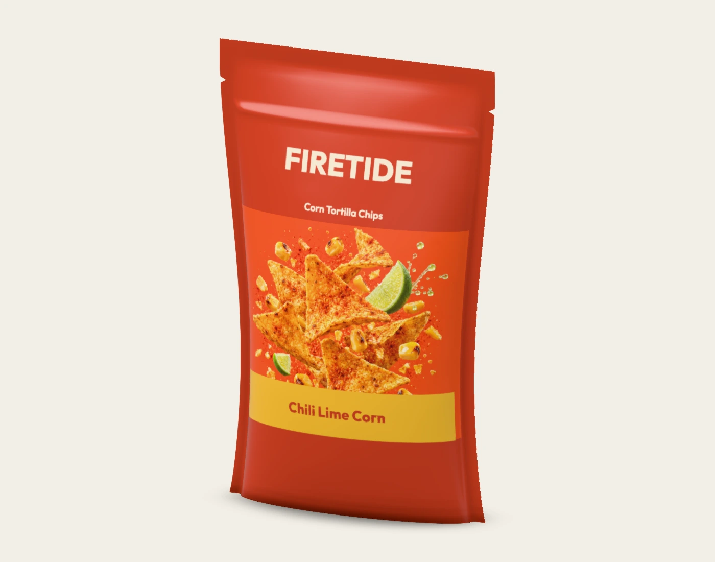 Chili Lime Corn: native three-quarter proof
