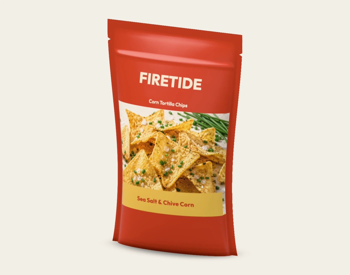 Sea Salt & Chive: native three-quarter proof