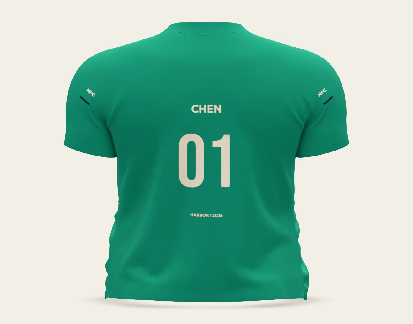 HARBOR FC keeper · chen 01 / north pier, native back view