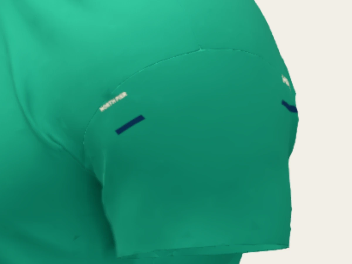 HARBOR FC keeper · chen 01 / north pier, native sleeve detail